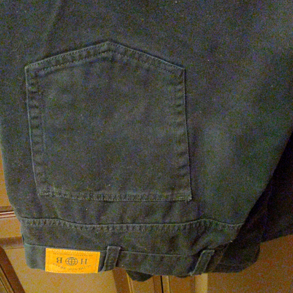New Big Man Harbor Bay Black Jeans 48 x 30 100% Cotton 5 Pocket